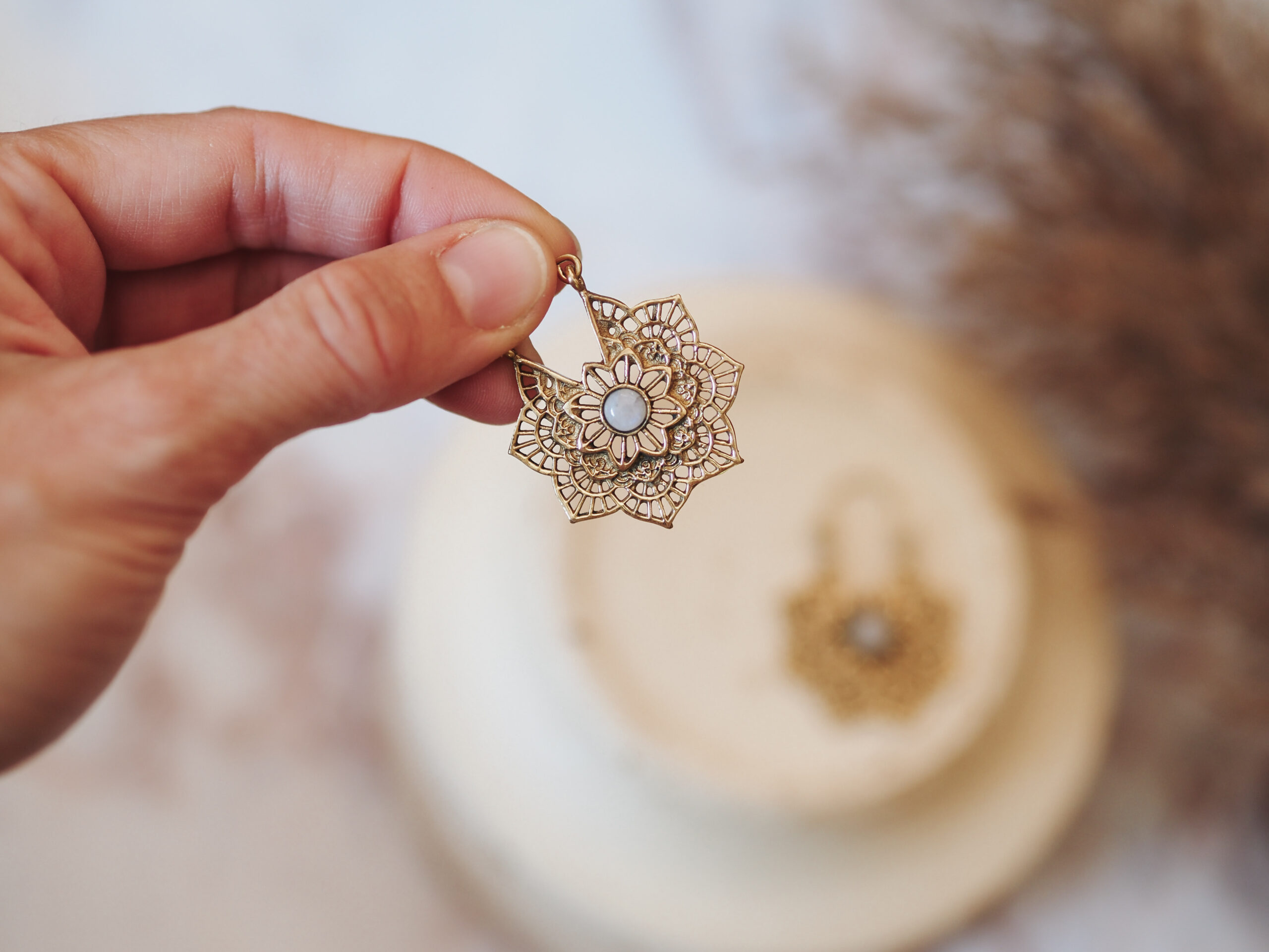 Kolczyki 'LAKSHMI' - obrazek 3