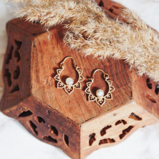 Kolczyki 'FLOR DE LOTO"