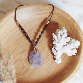 Naszyjnik z ametystem