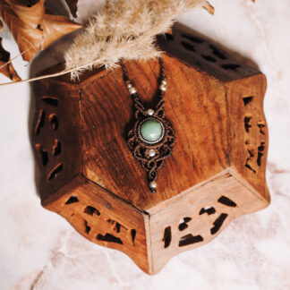 Naszyjnik z jadeitem – „Oddech Równowagi”