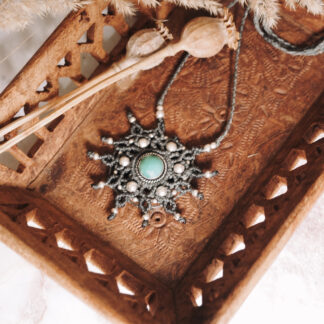 Naszyjnik z jadeitem – „Mandala Harmonii”