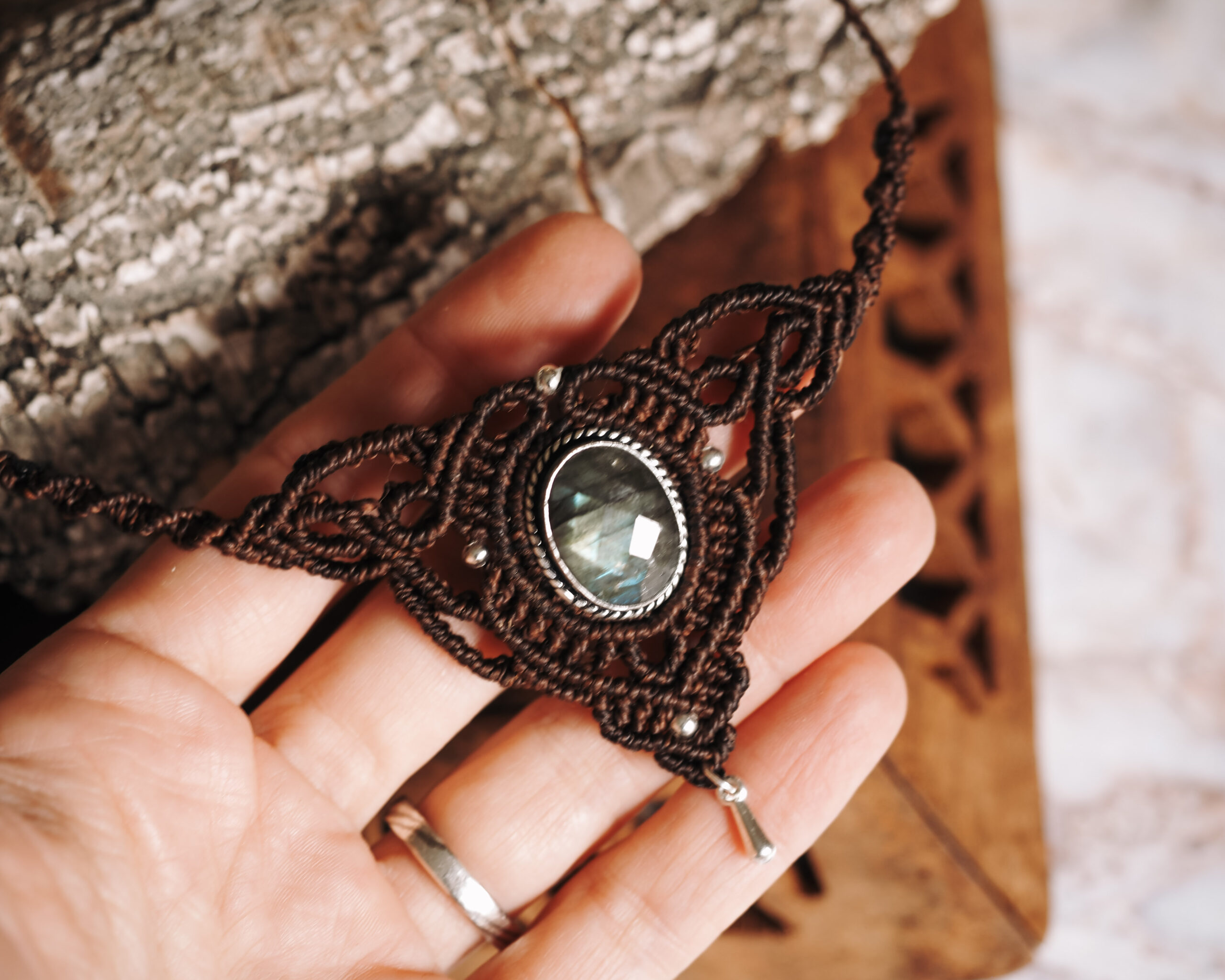 Kolia z labradorytem - obrazek 2